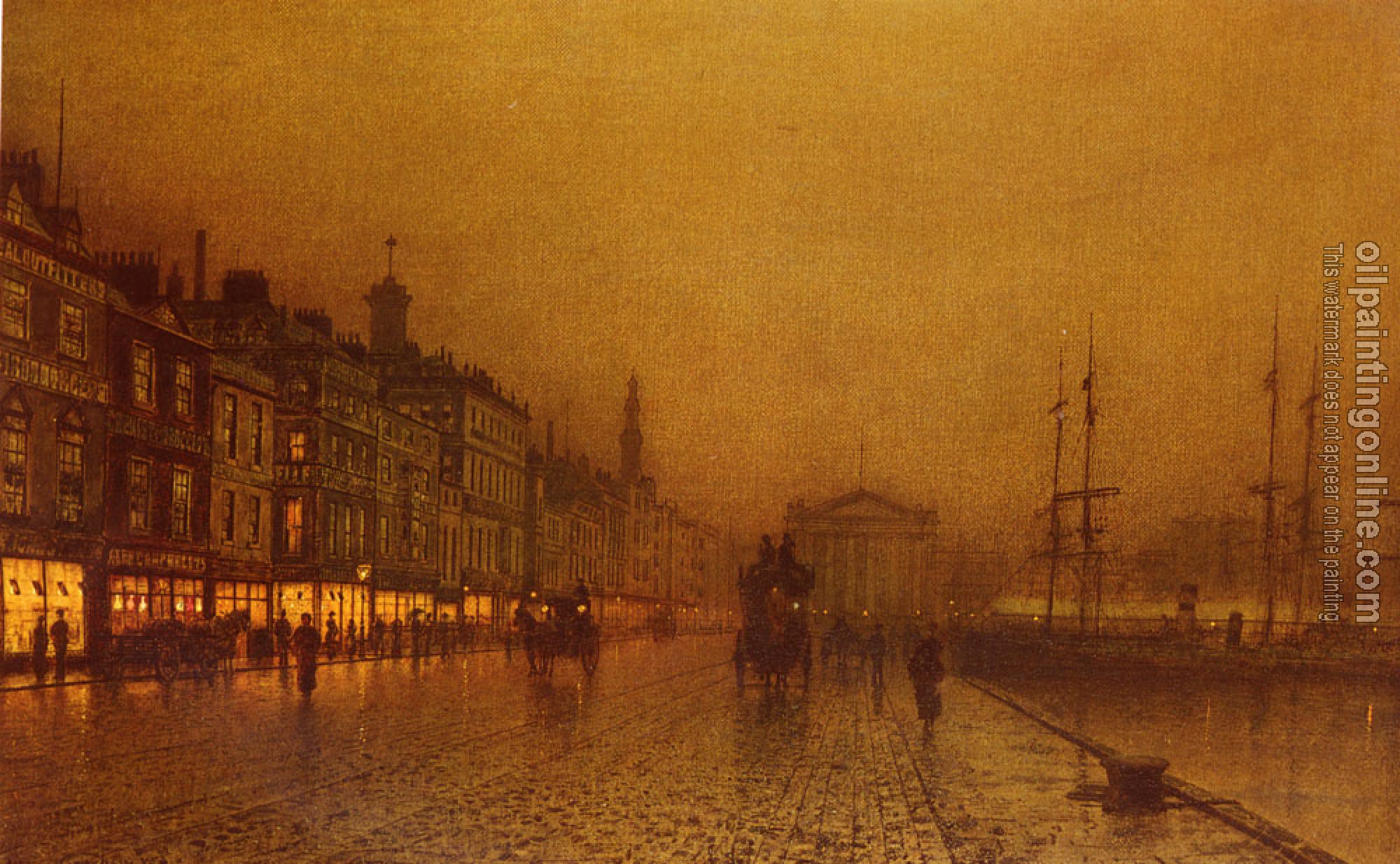 Grimshaw, John Atkinson - Greenock Dock